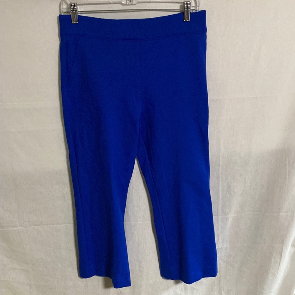 SPANX the Perfect fit Ponte Kick Flare Capris Pant # 20386Q EUC Pull on stretch